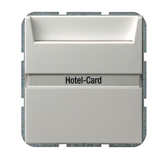Карточный выключатель Gira SYSTEM 55, механический, белый глянцевый, 014003, G014003