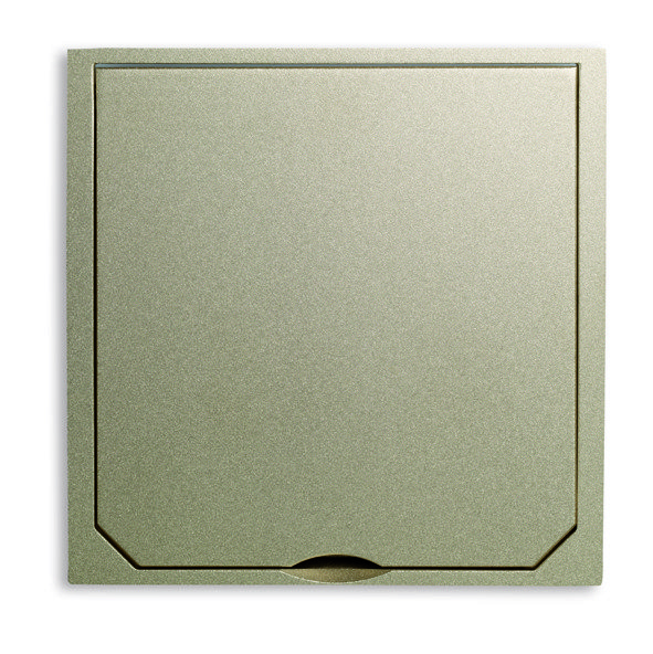 Крышка металлическая, бронза, матовая, IP41, 1632MSM