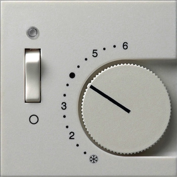 Накладка на термостат Gira SYSTEM 55, белый глянцевый, 149203, G149203
