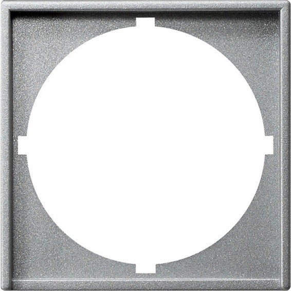 System55 Накладка с вырезом для приборов с панелью 50*50 мм DIN 49 077, алюминий, G028126