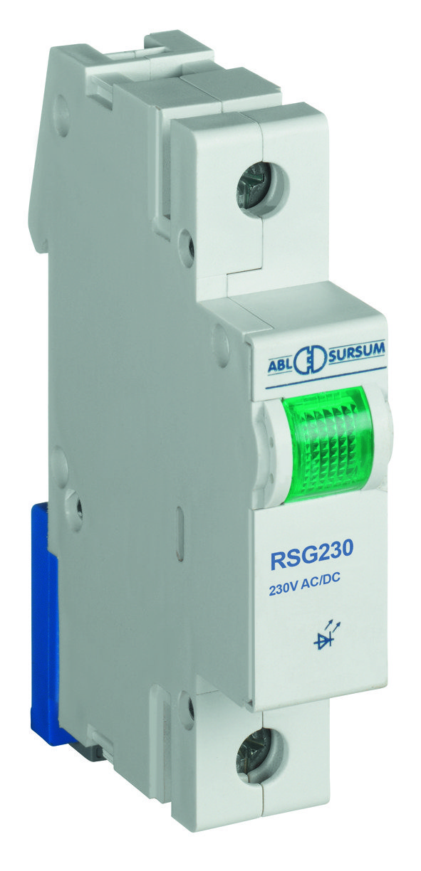 Лампа сигнальная модульная зеленая, RSG230