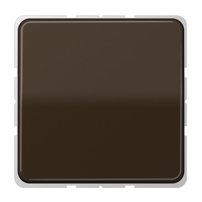 Розетка JUNG, скрытый монтаж, с заземлением, со шторками, коричневый, CD520KIWUBR