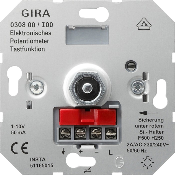 Механизм электронного потенциометра Gira коллекции Gira, Вт, 030800, G030800