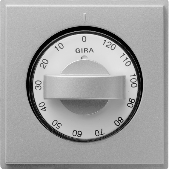 Накладка на жалюзийный выключатель Gira TX 44, алюминий, 066665, G066665