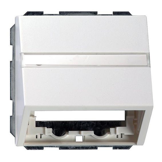 Накладка на вывод кабеля Gira SYSTEM 55, белый глянцевый, 087003, G087003