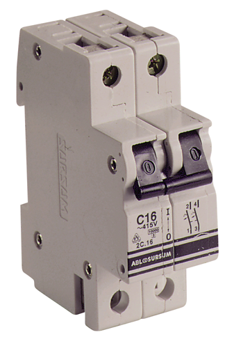 Автоматический выключатель 2P, C, 32 A, 10 кА, 230/400 В AC, серия Т, 2C32.0 (C32T2)
