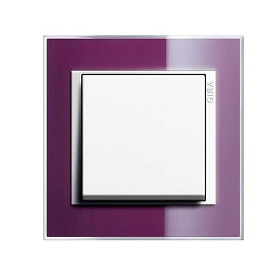 Рамка 1 пост Gira EVENT CLEAR, темно-фиолетовый глянцевый, 0211753, G0211753