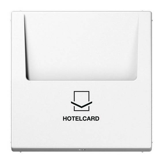 Накладка на карточный выключатель JUNG А-СЕРИЯ, белый, A590CARDWW