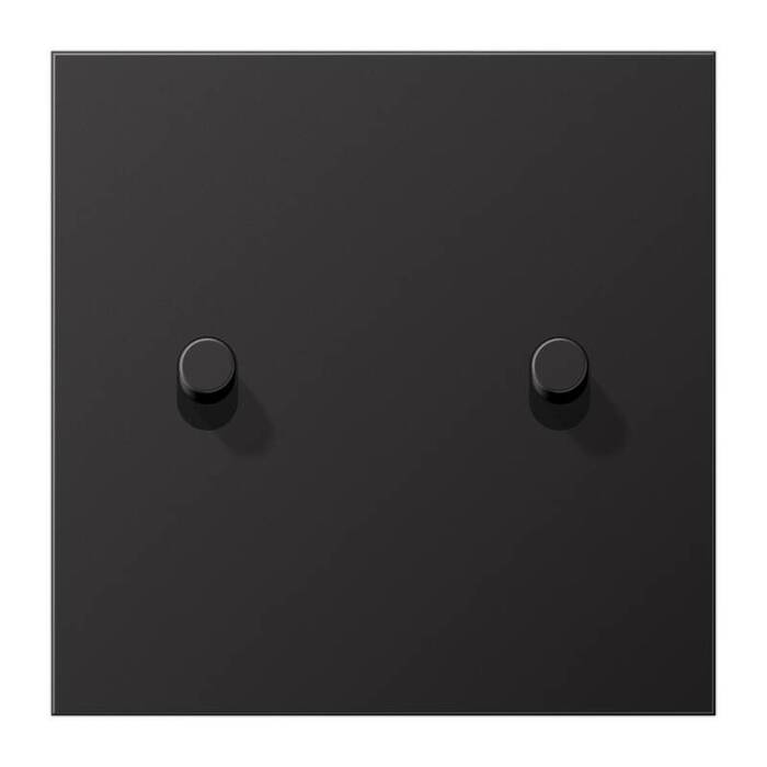 Накладка тумблера JUNG LS1912, черный лакированный алюминий, AL12-5DR01