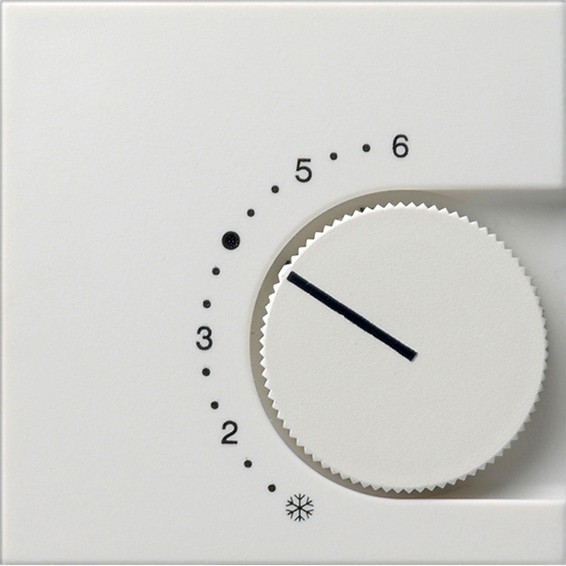 Накладка на термостат Gira SYSTEM 55, белый матовый, 149627, G149627
